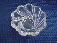 Vintage Mikasa Swirl Crystal Colony Style Pattern Bowl W/Frosted Petals | Ozzy's Antiques, Collectibles & More