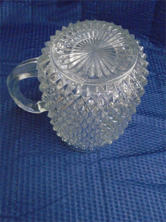 Vintage Indiana Glass Diamond Point Pitcher-1960's | Ozzy's Antiques, Collectibles & More
