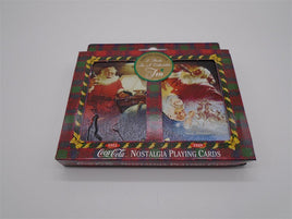 1997 Coca-Cola Playing Cards : Christmas Limited Edition Collectible Tin 2 Decks | Ozzy's Antiques, Collectibles & More