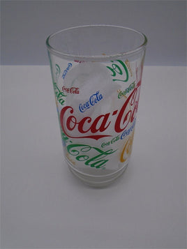 Vintage Coca Cola Logo Multi Color Glass | Ozzy's Antiques, Collectibles & More