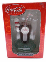 Coca Cola Polar Bear Mini Clock | Ozzy's Antiques, Collectibles & More