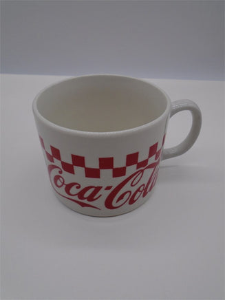 Coca Cola Red Checkered  Coffee Mug | Ozzy's Antiques, Collectibles & More
