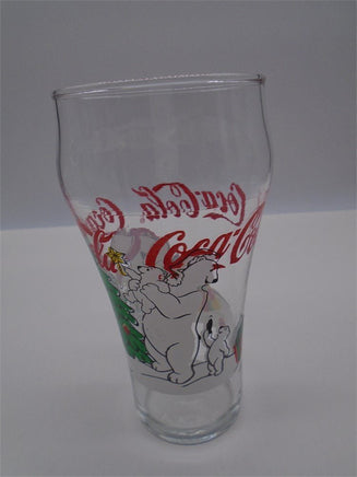 Vintage Coca Cola Polar Bear Christmas 16 oz Glass Collectible | Ozzy's Antiques, Collectibles & More