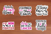 Breast Cancer Awareness Sticker Sheet-14 Stickers | Ozzy's Antiques, Collectibles & More