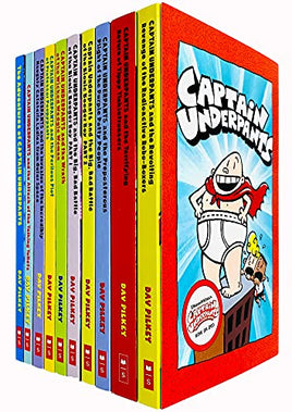 Captain Underpants - 10 Book Set - Paperback | Ozzy's Antiques, Collectibles & More