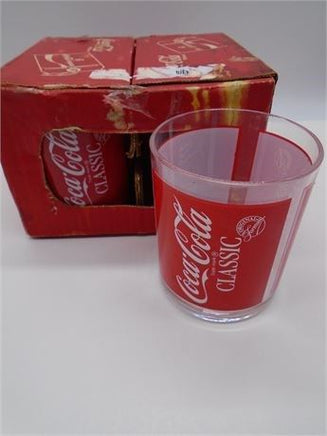 Vintage Coca Cola Fountainette Collection of 15oz Acrylic Glasses | Ozzy's Antiques, Collectibles & More