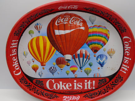 Vintage Coca Cola Tray Hot Air Balloons | Ozzy's Antiques, Collectibles & More