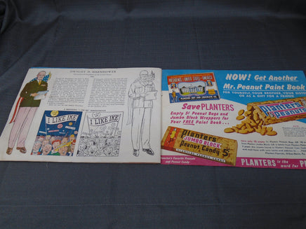 1953 Mr. Peanut Planters Nut & Chocolate Co. Advertising Coloring Books | Ozzy's Antiques, Collectibles & More
