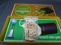 Vintage 1964 Scrabble Crossword Cubes Game | Ozzy's Antiques, Collectibles & More