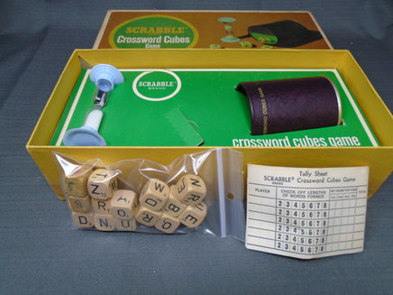 Vintage 1964 Scrabble Crossword Cubes Game | Ozzy's Antiques, Collectibles & More