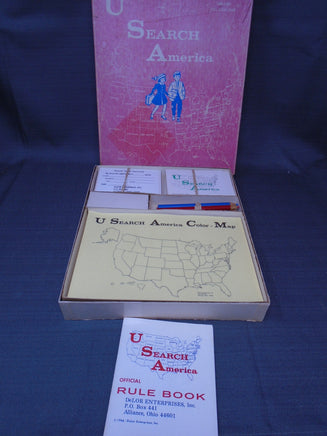 Vintage 1966 U Search America Card Game | Ozzy's Antiques, Collectibles & More