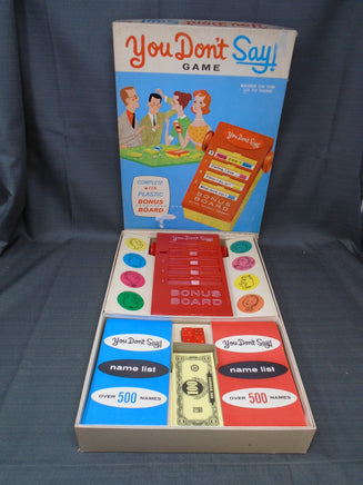 Vintage 1963 You Don't Say Game By Milton Bradley | Ozzy's Antiques, Collectibles & More