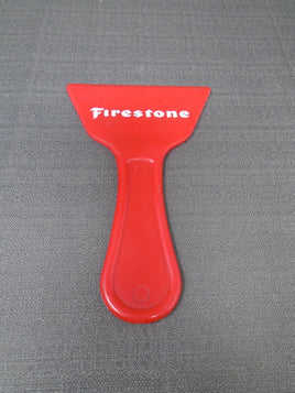 Vintage Firestone 5" Red Ice Scraper- Pocket Size | Ozzy's Antiques, Collectibles & More