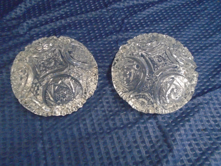 Vintage Leaded Pinwheel Cut Crystal Small Bowl 1910's -Lot of 2 | Ozzy's Antiques, Collectibles & More