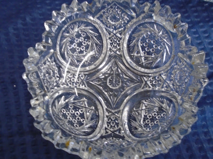 Vintage Leaded Pinwheel Cut Crystal Small Bowl 1910's -Lot of 2 | Ozzy's Antiques, Collectibles & More