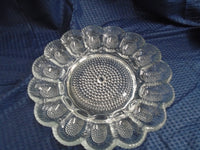 Vintage Indiana Hobnail Pressed Glass Deviled Egg Platter -15 Egg Holder | Ozzy's Antiques, Collectibles & More