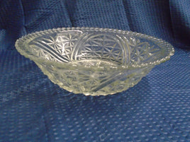 Vintage Anchor Hocking Stars & Bars LG 10" Diamond Rim Salad Bowl | Ozzy's Antiques, Collectibles & More