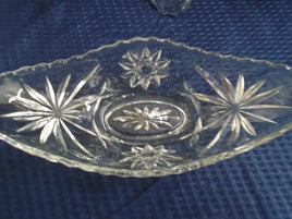 Vintage 1960's Anchor Hocking Relish Boat Dish | Ozzy's Antiques, Collectibles & More