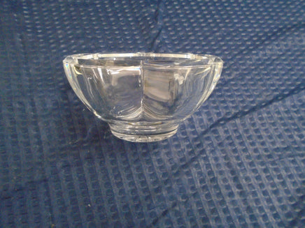 Vintage Heavy Crystal Desert Dish- Etched Bottom | Ozzy's Antiques, Collectibles & More
