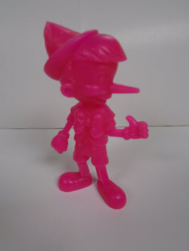 Vintage 1970's Louis Marx Pinocchio Neon Pink 6" tall | Ozzy's Antiques, Collectibles & More