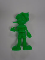 Vintage 1970's Louis Marx Pinocchio Neon Green 6" tall | Ozzy's Antiques, Collectibles & More