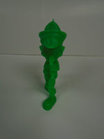 Vintage 1970's Louis Marx Pinocchio Neon Green 6" tall | Ozzy's Antiques, Collectibles & More