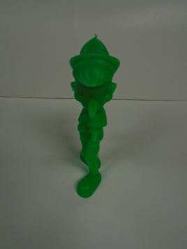 Vintage 1970's Louis Marx Pinocchio Neon Green 6" tall | Ozzy's Antiques, Collectibles & More