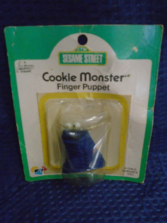 Vintage 1973 Sesame Street Cookie Monster Finger Puppet | Ozzy's Antiques, Collectibles & More