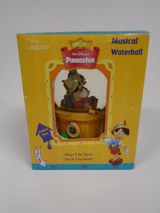 Vintage Walt Disney Enesco Pinocchio Musical Waterball-Plays Deck The Halls | Ozzy's Antiques, Collectibles & More