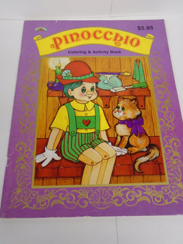 1991 Landoll's Pinocchio Coloring & Activity Book | Ozzy's Antiques, Collectibles & More