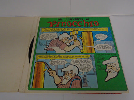 Vintage 1969 Walt Disney Songs & Stories From Pinocchio Record & Book-Complete-33 1/3 | Ozzy's Antiques, Collectibles & More