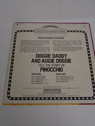 Vintage 1977 Doggie Daddy & Augie Doggie-Tell The Story Of Pinocchio- In Story & Song- Hanna Barbara Productions | Ozzy's Antiques, Collectibles & More