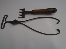 Vintage Ice Block Tongs & Ice Box Pick | Ozzy's Antiques, Collectibles & More