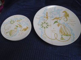 Boonton Ware Somerset- Plates & Saucers | Ozzy's Antiques, Collectibles & More