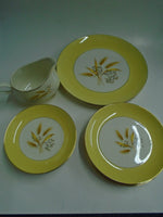 Lot Of Vtg 1950's Century Service Autumn Gold Wheat Pattern Goldleaf Dinnerware | Ozzy's Antiques, Collectibles & More