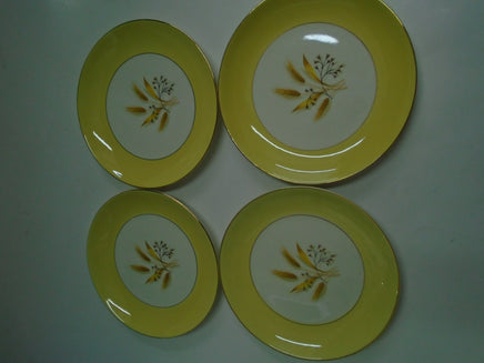 Lot Of Vtg 1950's Century Service Autumn Gold Wheat Pattern Goldleaf Dinnerware | Ozzy's Antiques, Collectibles & More