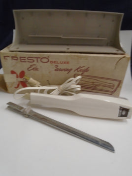 Vintage Presto Deluxe Electric Carving Knife W/ Storage Case | Ozzy's Antiques, Collectibles & More