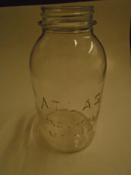 Vintage Atlas Strong Shoulder Mason 1/2 Gallon Mason Jar -HF-3 | Ozzy's Antiques, Collectibles & More