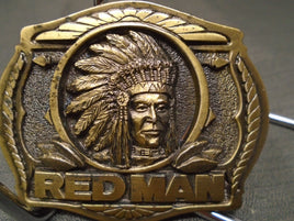 Vintage 1988 Limited Edition Redman  Tobacco Belt Buckle | Ozzy's Antiques, Collectibles & More