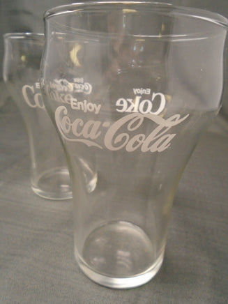 VIntage Coca Cola 5" Tall Bell Shaped Glasses- Set of 4 | Ozzy's Antiques, Collectibles & More