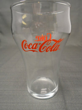 Vintage Coca Cola Coke Clear Glass with Red Logo 5" Tall | Ozzy's Antiques, Collectibles & More
