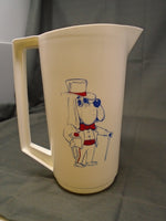 Vintage Max Dog Plastic Pitcher Alladinware 2 1/2 Qt Retro Hot or Cold Beverage-No Lid | Ozzy's Antiques, Collectibles & More