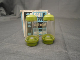 Vintage 1950's Stanley Home Ball Point Salt Pepper Shakers  Avocado Green | Ozzy's Antiques, Collectibles & More