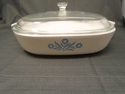 Vintage 60's Blue Cornflower 10" Corning Ware Casserole Dish W/ Lid P-10-B | Ozzy's Antiques, Collectibles & More