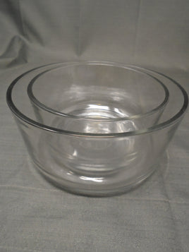 Pyrex Clear Blue Tint Glass Mixing Bowl 7203 & Pyrex Clear Blue Tint Glass Mixing Bowl 7207 | Ozzy's Antiques, Collectibles & More