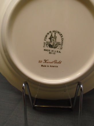 Edwin M. Knowles China 22 Karat Bowl 1940's | Ozzy's Antiques, Collectibles & More