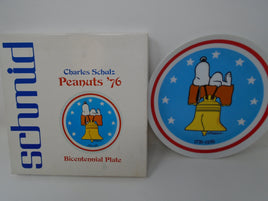 Vintage Charles Schulz Peanuts’76 Bicentennial Plate By Schmid | Ozzy's Antiques, Collectibles & More