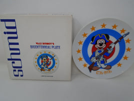 Vintage 1976 Walt Disney's Bicentennial Plate 1776-1976 Limited Edition By Schmid | Ozzy's Antiques, Collectibles & More