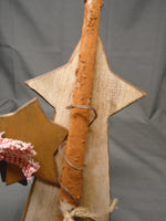 Wooden Star with Candle | Ozzy's Antiques, Collectibles & More