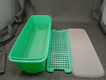 Vintage Tupperware Celery Keeper With Grater | Ozzy's Antiques, Collectibles & More